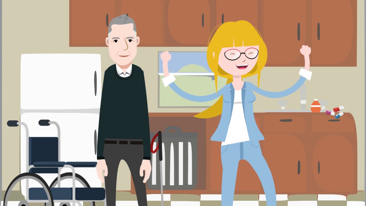 Illustrated thumbnail for the My Senior Living Options eldercare resources video